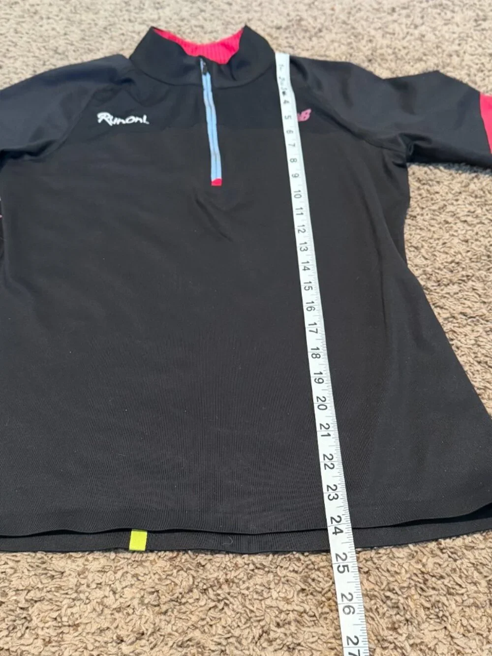 New Balance Run On! Women’s M Quarter Zip Reflective Long Sleeve Running Top - Picture 12 of 12